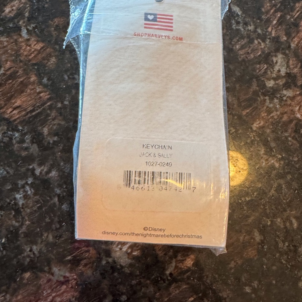 Disney Jack & Sally Collectible Keychain